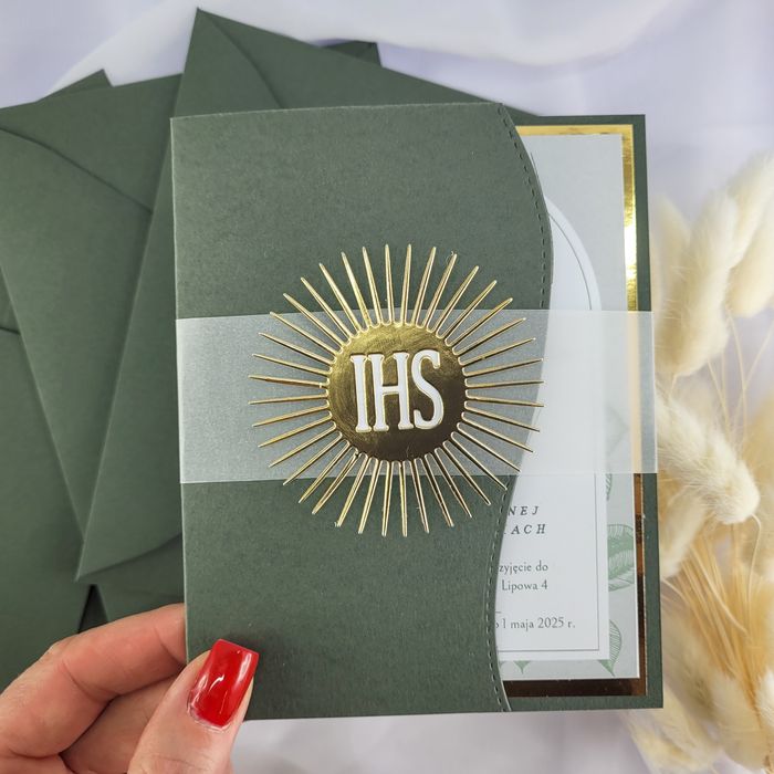 Zaproszenia komunijne ręcznie robione