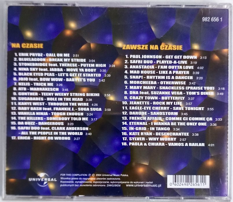 Eska Hity Na Czasie 5 2CD 2004r Safari Duo ATB In-Grid Morcheeba