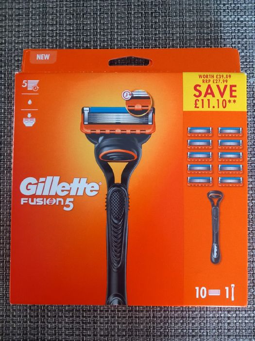 2 x Maszynka Gillette Fusion 5 + 10 dodatkowych wkładów