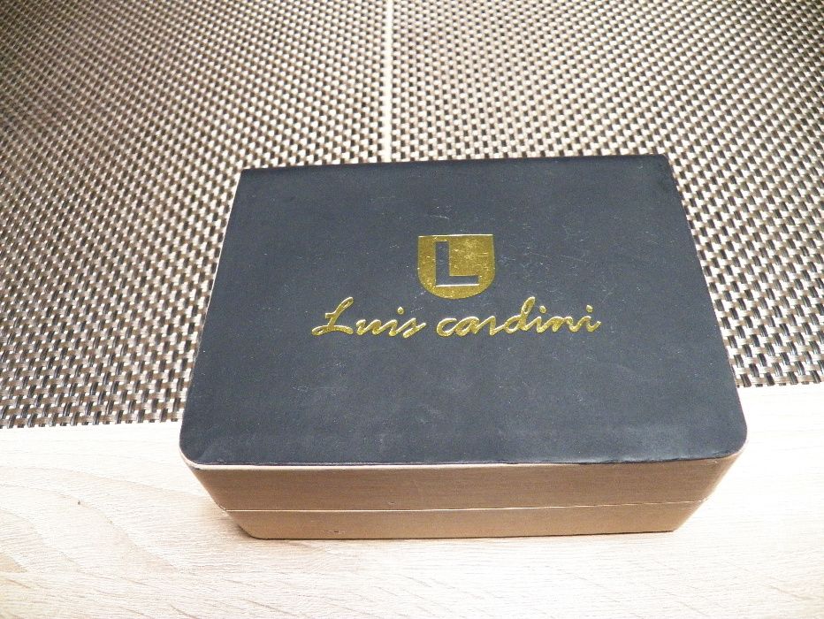 Zegarek zegarki na rękę "Luis Cardini". Komplet na prezent.