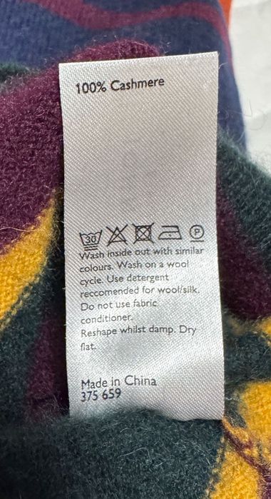 Кашемировый свитер John Lewis .