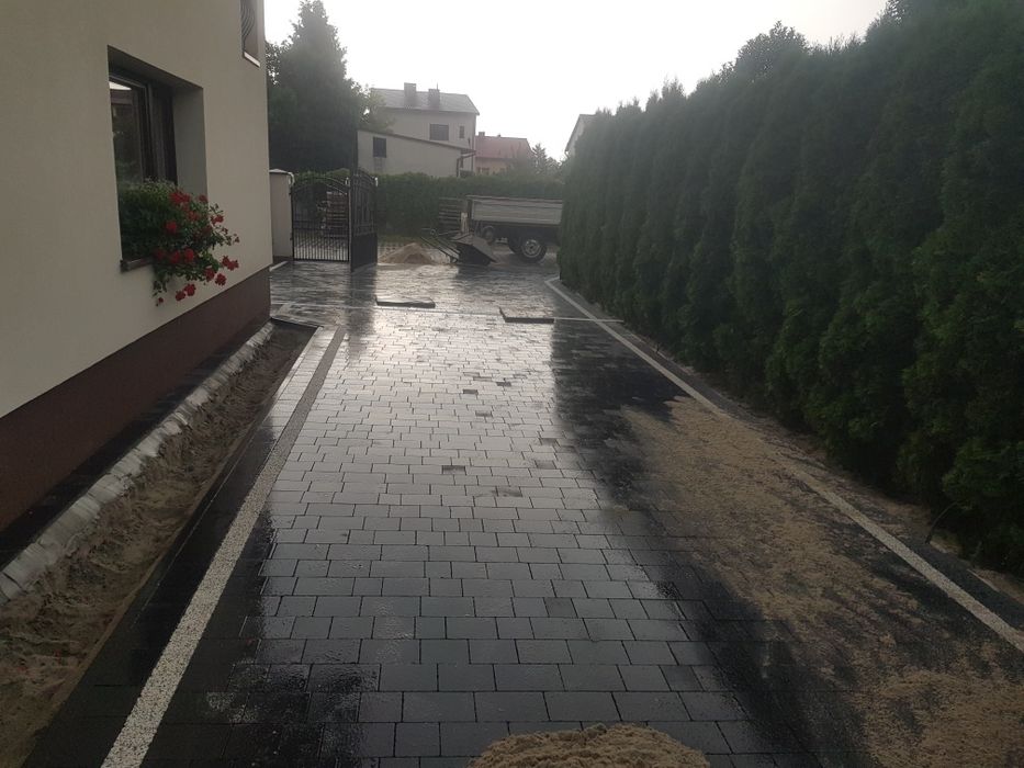Układanie kostki brukowej brukarstwo kostka brukowa kompleksowo
