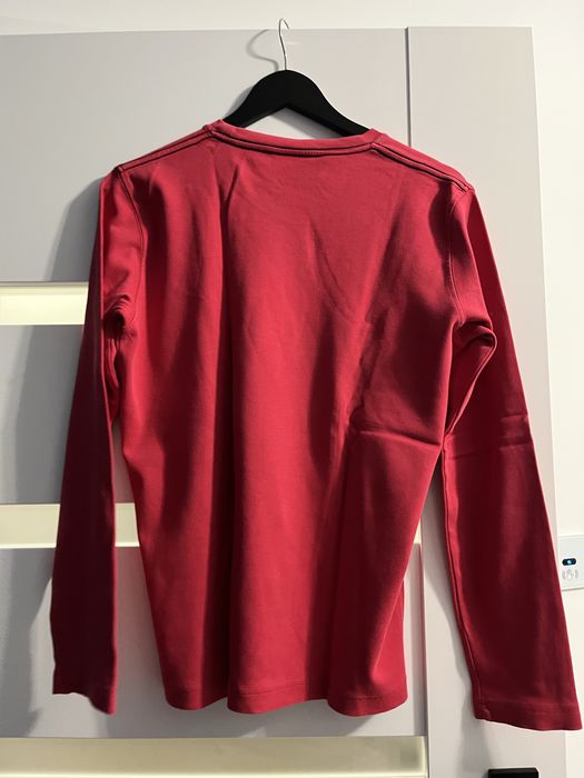Różowy longsleeve lacoste unisex