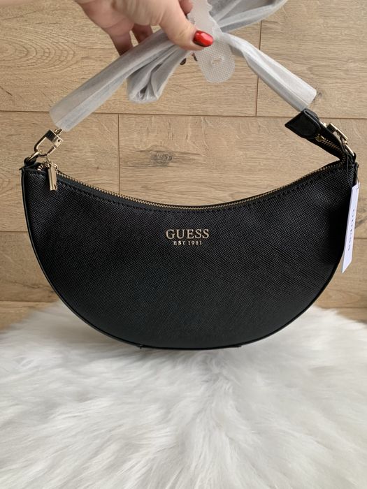 Жіноча сумка guess fedana чорна