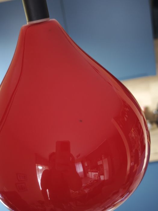 Lampa wisząca Azzardo Aga 3 czerwona