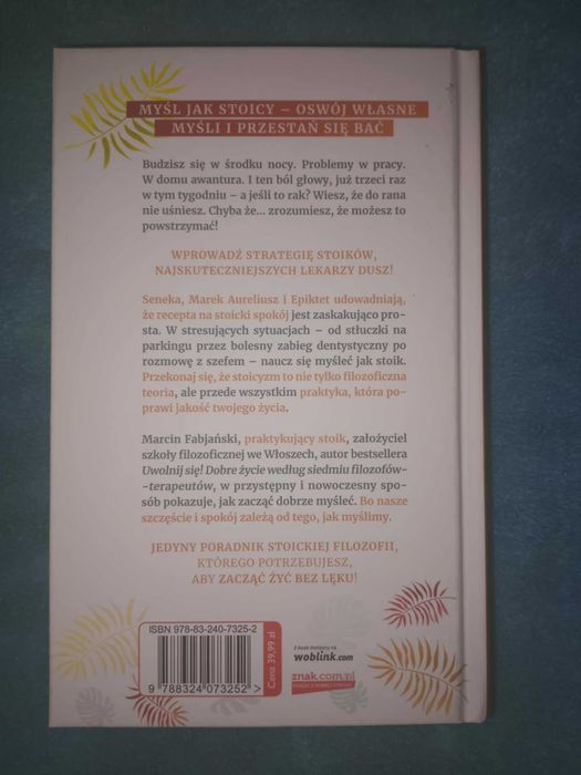 Książka Stoicyzm Uliczny Marcin Fabijański