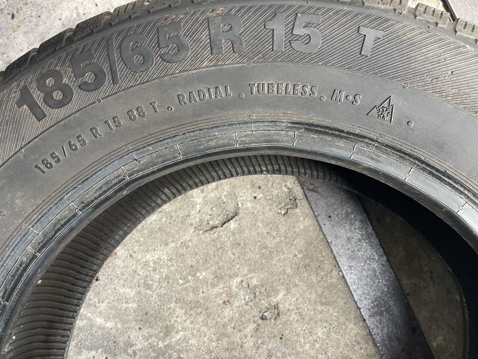 Шины 185/65 R15 Barum б/у 6,5мм зима 1шт L9
