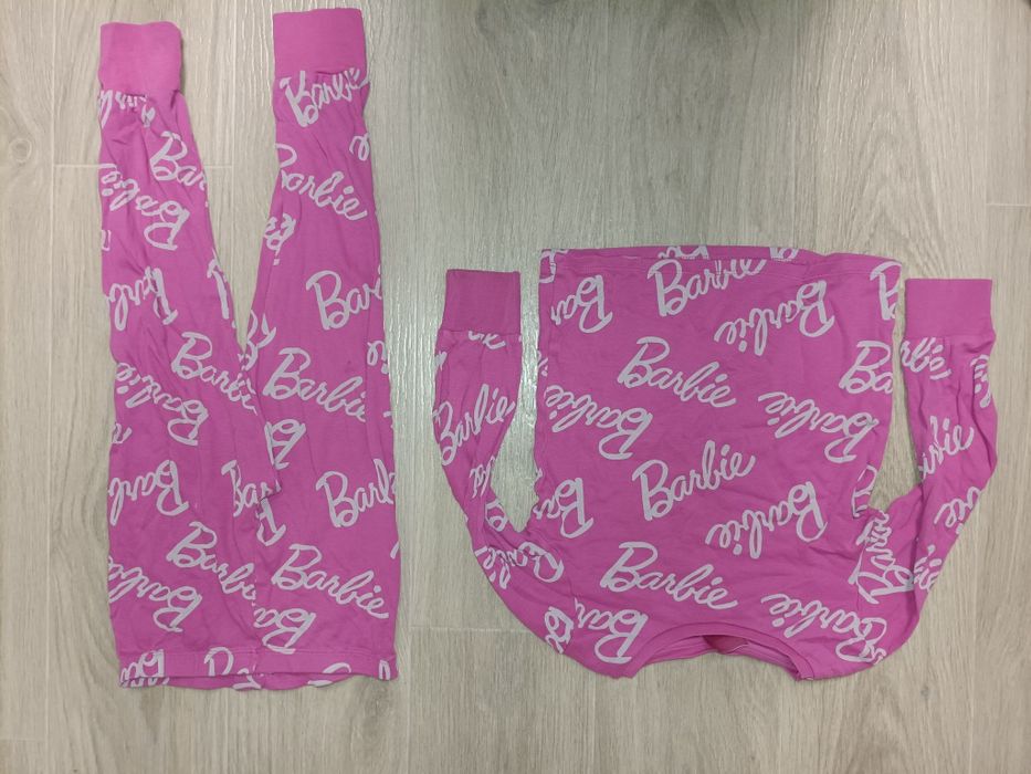 Трикотажная пижама Барби на девочку 4-5 лет