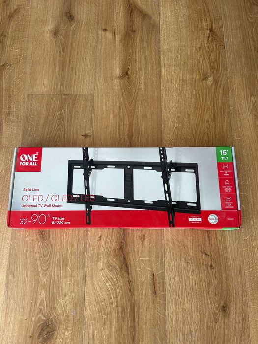 Suporte de parede universal para TV 32”–90” One For All NOVO