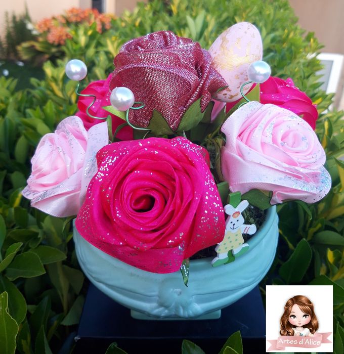 Arranjos florais/rosas eternas