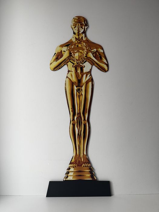 Statuetka Oscara Hollywood dekoracje sali ścianka balonowa figurki