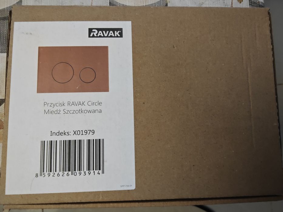 Przycisk spłukujący Ravak Circle