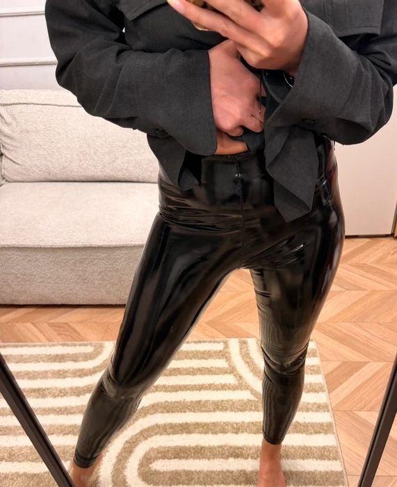 Legginsy latex vinyl