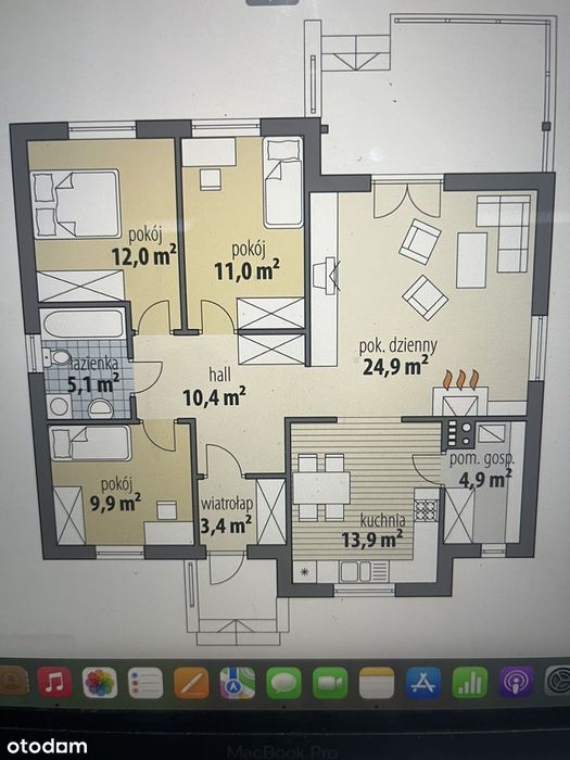 Sprzedam energooszczędny dom 107m2.