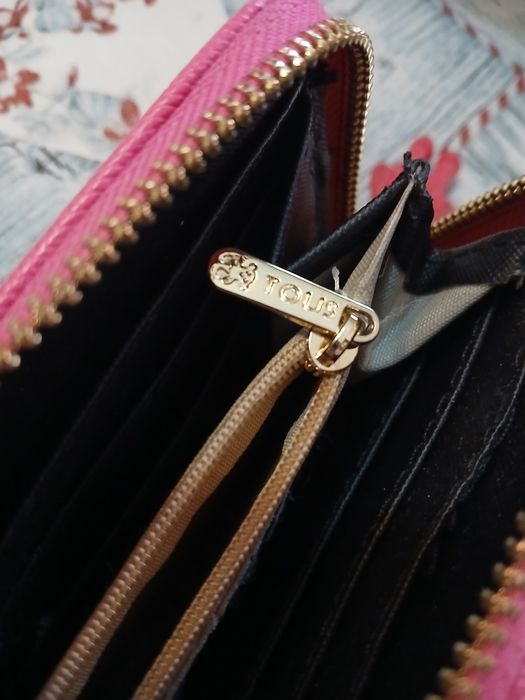 Carteira rosa de senhora