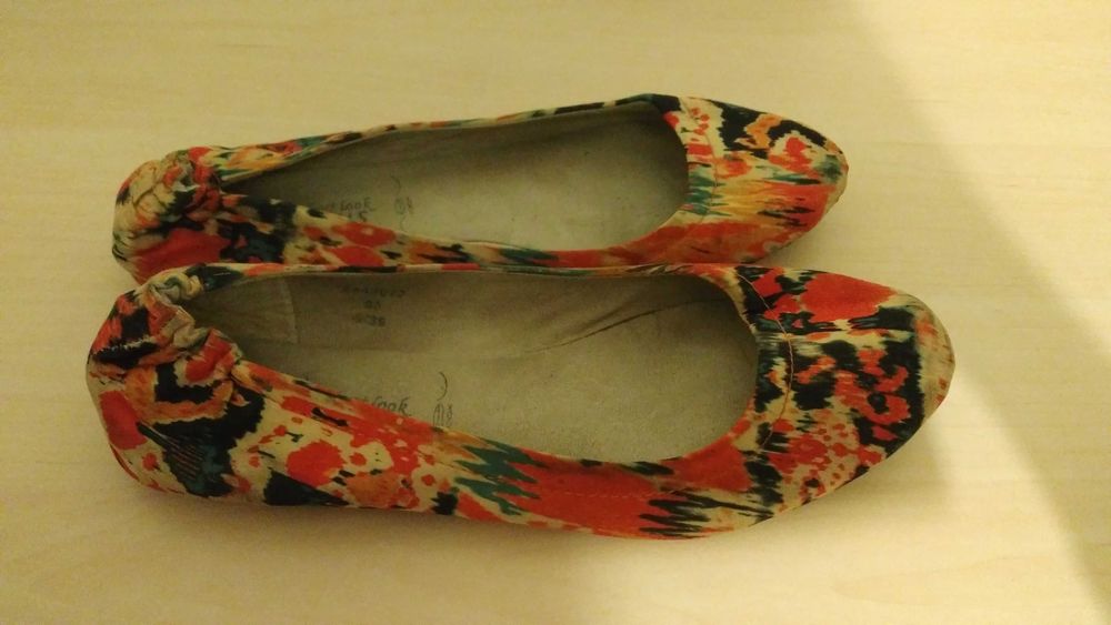 baletki balerinki buty materiałowe kolorowe