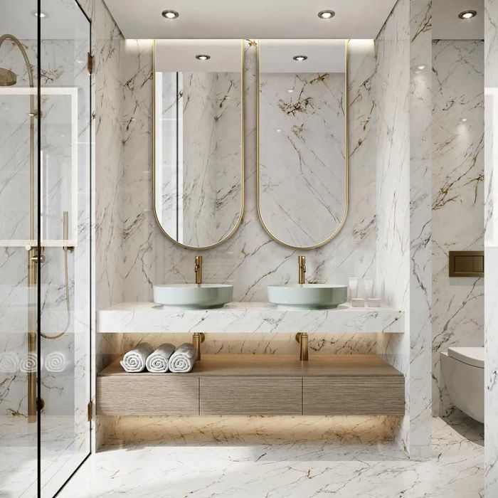 GIERADESIGN Portal Lustro 50x90 ZŁOTY ŁUK POR/SL/G/50x90