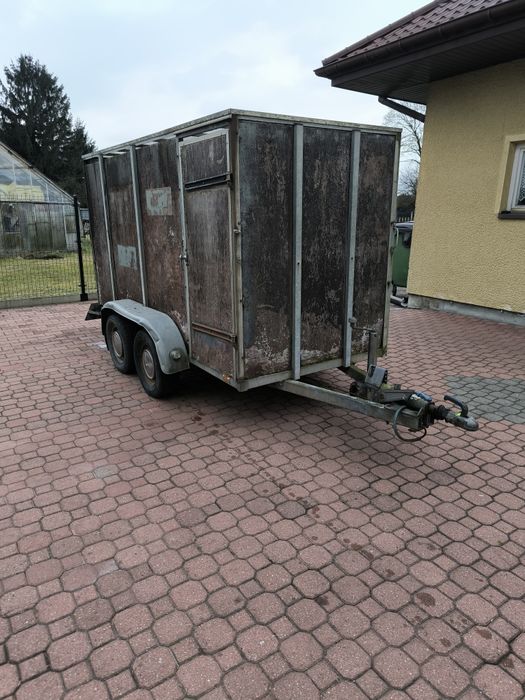 Przyczepa przyczepka, kontenerówka, bagażowa 3m /1.3m /1.5m dwuosiowa.