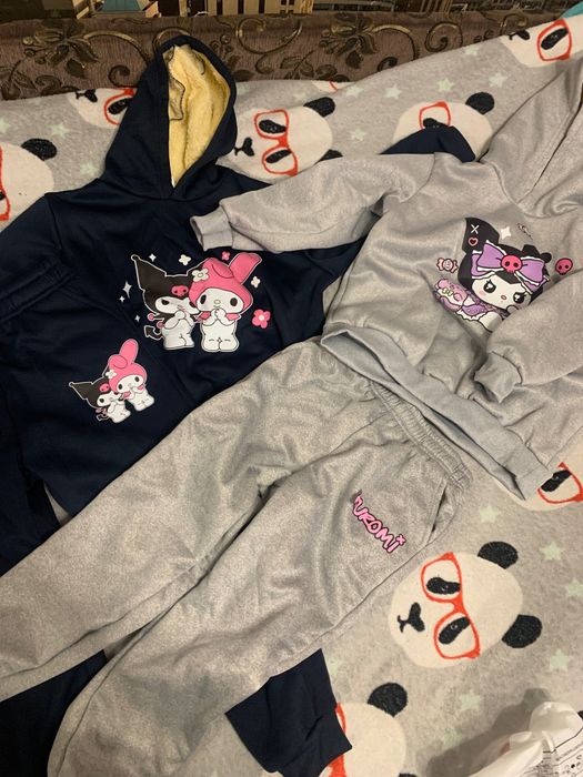 Теплый костюм зима мех Куроми Kuromi Мелоди