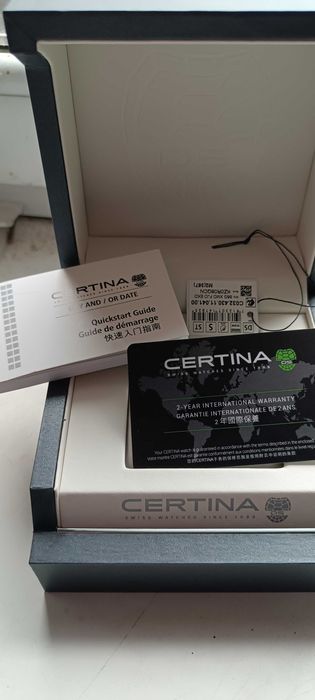 Годинник Certina DS Action Day Date Powermatic 80 (Швейцарія)