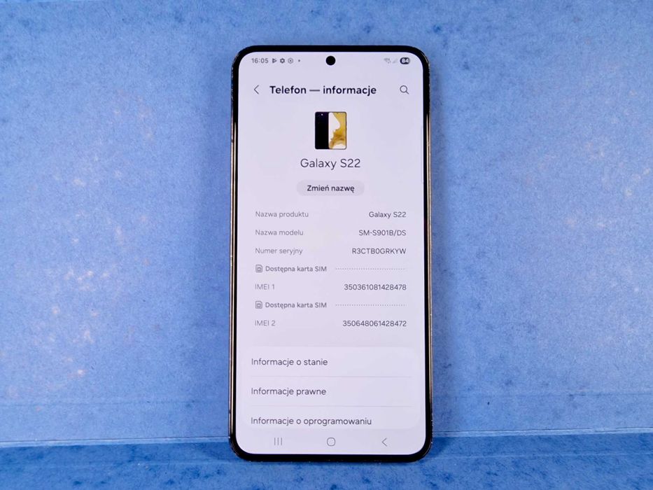 Samsung Galaxy S22 128GB czarny Stan Idealny