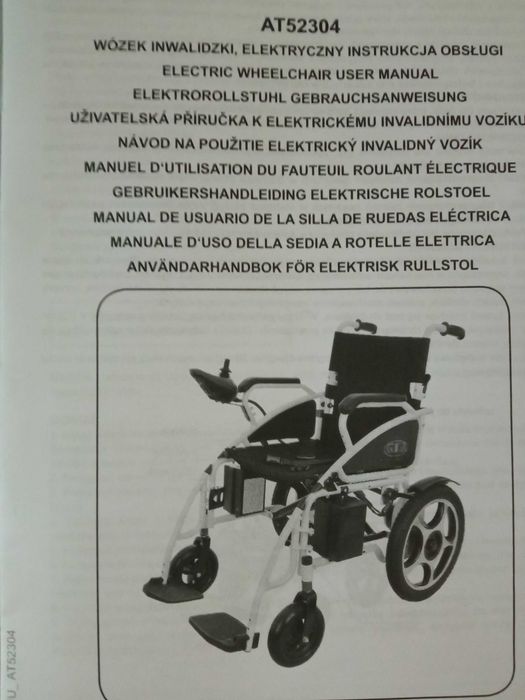 nowy wózek inwalidzki elektryczny