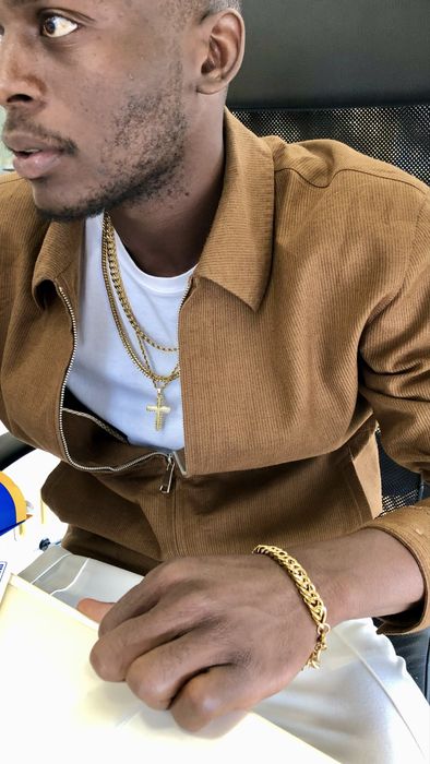 Conjunto masculino em aço inoxidável