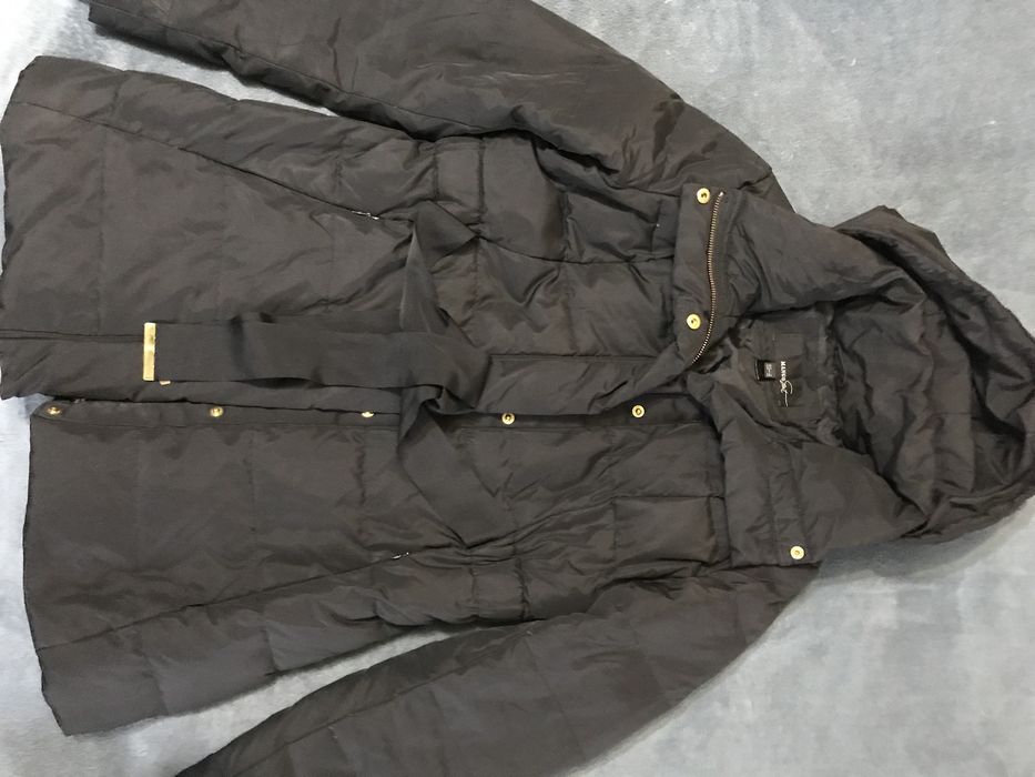 Куртка парка женская Mango  на пуху с капюшоном