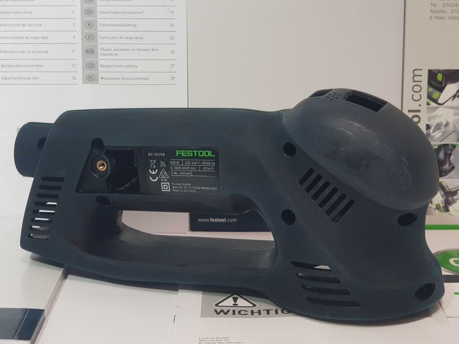 Obudowa korpus do FESTOOL RO 125 szlifierka 3w1 super stan