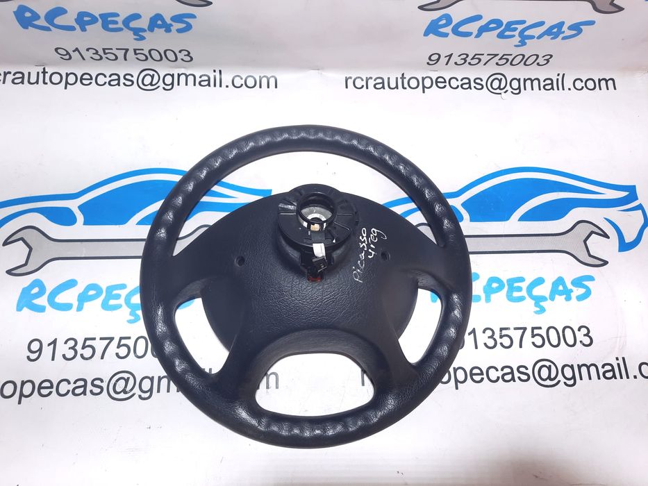 VOLANTE GUIADOR COMPLETO CITROEN XSARA PICASSO N68 94634750ZL PELE