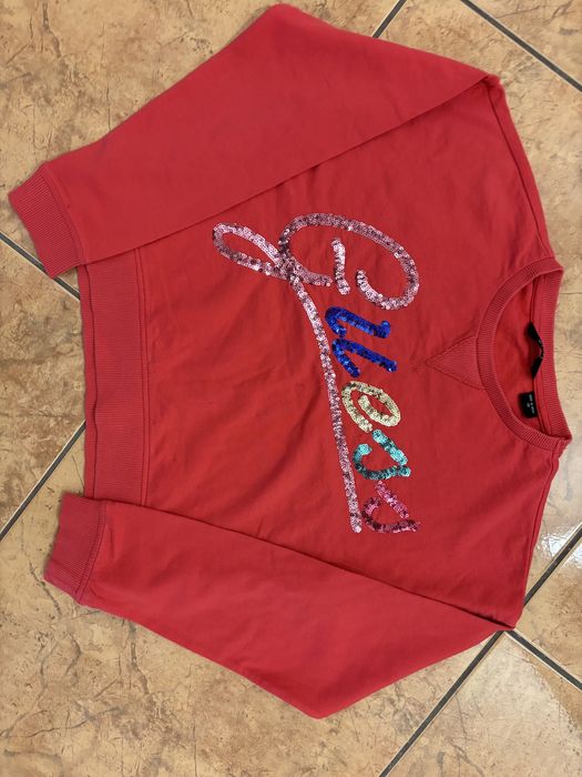 Guess rozowa bluza pink cekiny