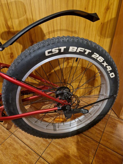 Rower MTB,Fatbike 26x4.0 Shimano 1x7 Tarczowe Hamulce