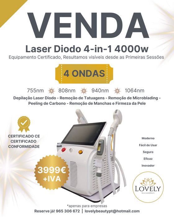 Equipamentos de Estética Avançada - Última Geração - PARA EMPRESAS