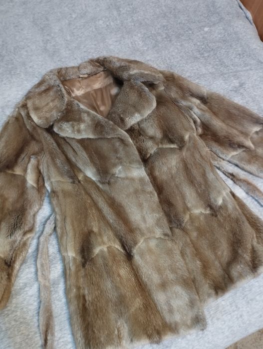 Натуральна жіноча шуба з ондатри, розмір xxl 44-52
