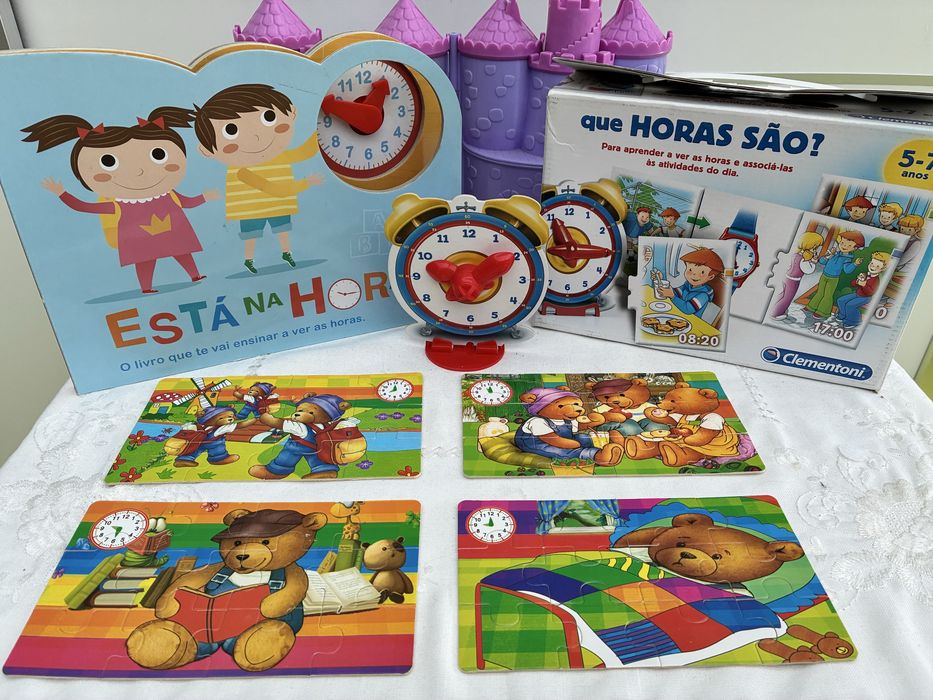 Clementoni Learning Set for Telling Time436415323691427847