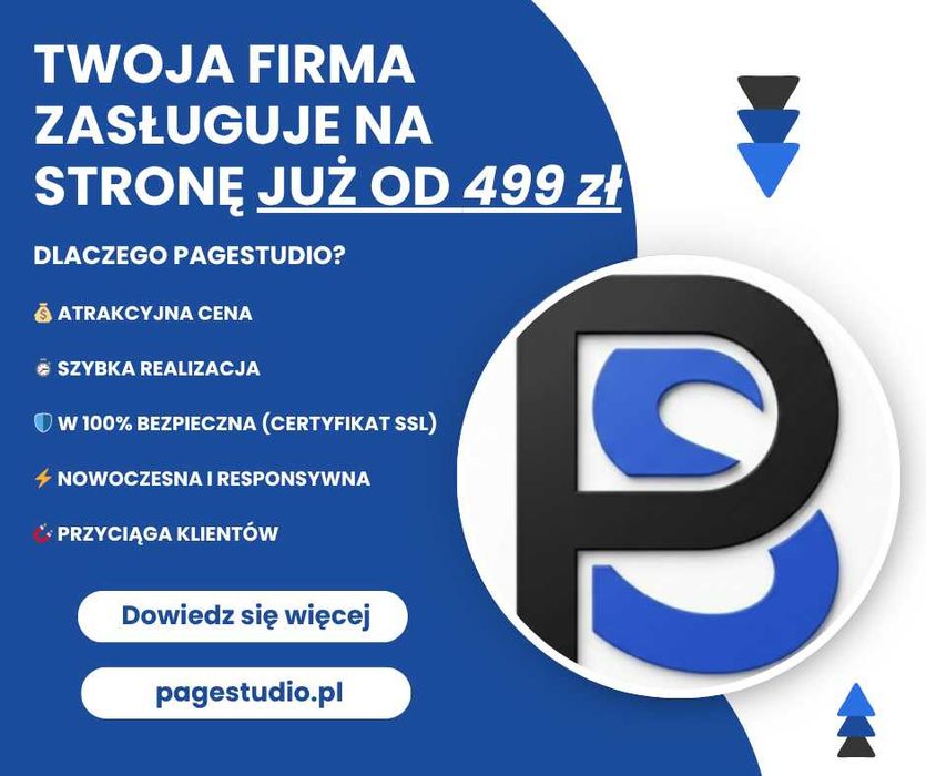 Nowoczesna Strona WWW / Wizytówka dla Firmy od 499 zł