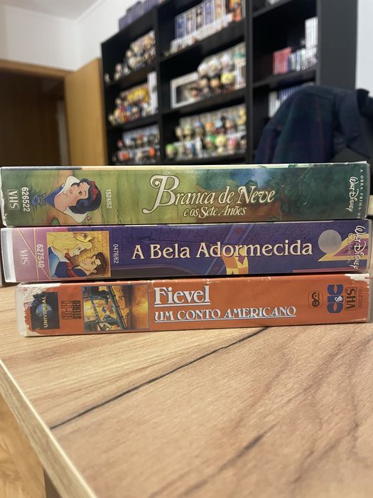 Conjunto vhs disney animacao