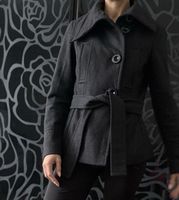 Пальто Zara сіре XS , 24