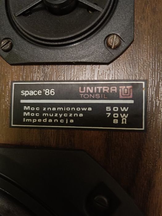 Amplituner z radiem UNITRA Tosca 303 + głośniki  space 86