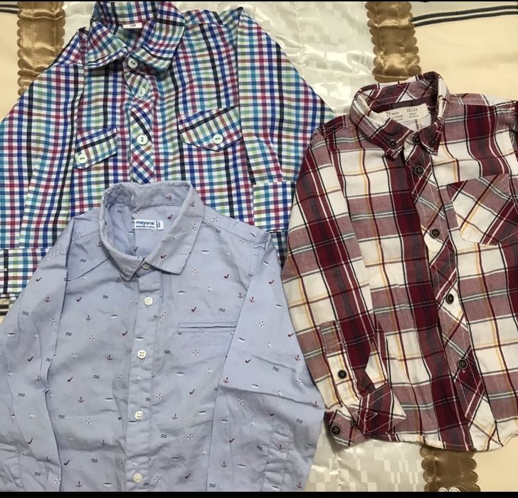 Camisa bebe e criança menino