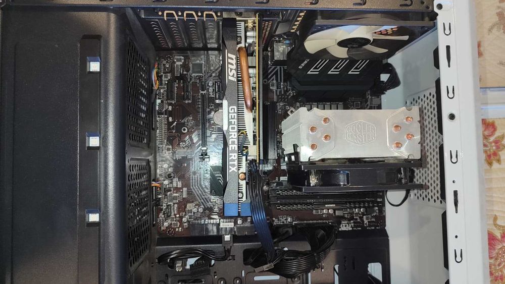 Memória Ram 2x8 + Motherboard ATX MSI Z390-A PRO + Intel i5 9600K + Caixa Nox Hummer MC pro argb + Cooler Master Hyper 212 LED