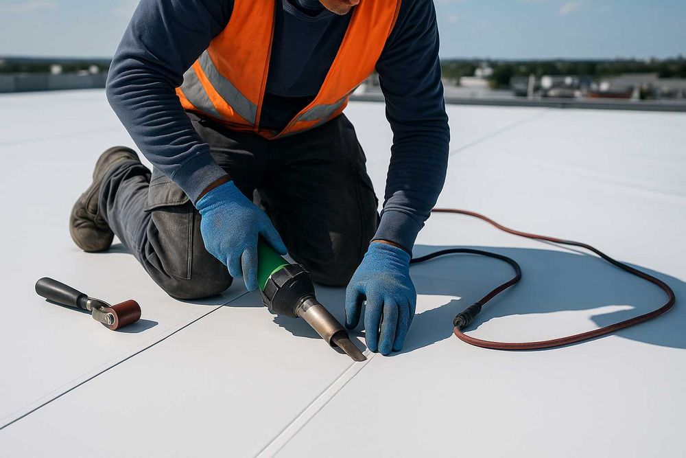 Монтаж ПВХ та ТПО мембран | Герметичні покрівлі та гідроізоляція