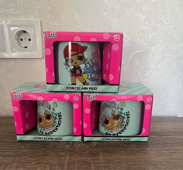 Чашка керамічна в коробці lol