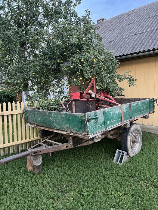 Саморобний трактор+ причіп