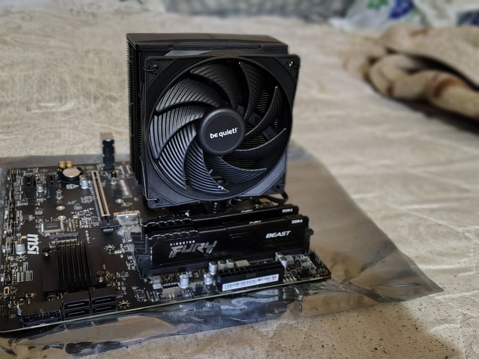 Ryzen 5700x,msi b550m pro-vdh,ddr4 16gb 3200Mhz+ ssd 120gb sata3 башта  Гарантія
