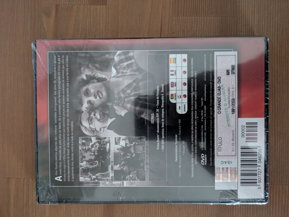 DVD NOVO e SELADO - Coleção Cinema Português "A O Grande Elias " 1950