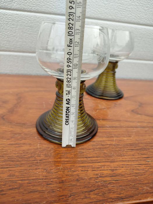 Kieliszki Remery  szlif - Kolekcjonerskie - Duże - Ciekawe - Design G