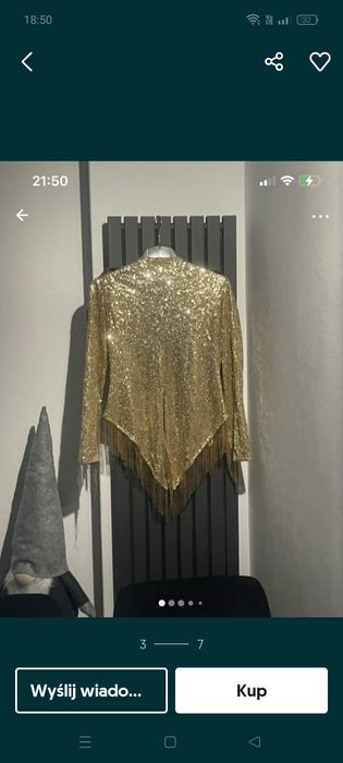 Marynarka taneczna cekinowa