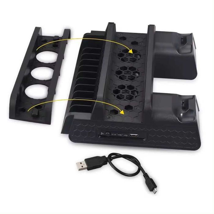 Підставка охолодження DOBE Playstation 4/Slim/Pro зарядка контролерів