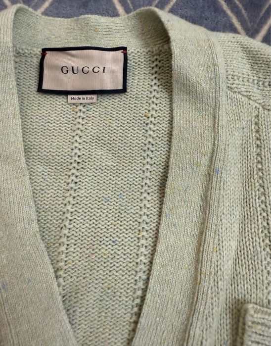 Шерстяной кардиган GUCCI